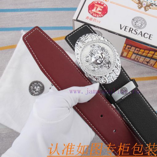 Belt belt Versace cowhide beltMen's belt material: 100% head layer cowhide belt, guaranteed 2su5i1d4 - Image 10