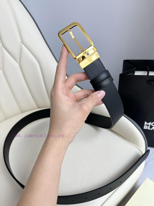 Montblanc is 3.5cm wide and features a premium needle buckle made of top layer cowhide, allo 9tyfalr5 - Image 2