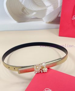 New 2.0cm Rv official website, double-sided original leather, buckle width 2.0cm... length 7 gnnhftj3
