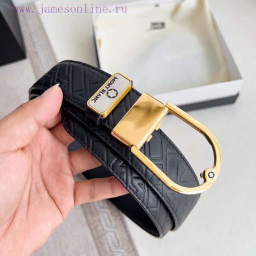 Montblanc Montblanc ️ Belt and beltBuckle, new original classic boutique buckle, photographe 3bl0o1as - Image 5