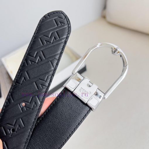 Montblanc Montblanc ️ Belt and beltBuckle, new original classic boutique buckle, photographe 30xb1qwr - Image 6