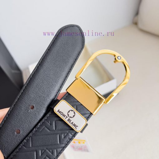 Montblanc Montblanc ️ Belt and beltBuckle, new original classic boutique buckle, photographe 3bl0o1as - Image 9