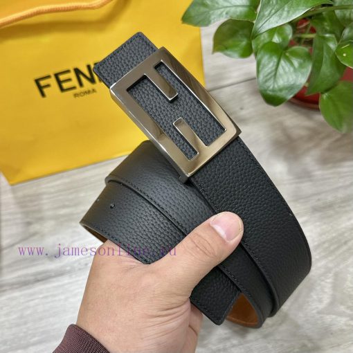 FENDL 38mm wide double-sided original calf leather with a single ruthenium palladium plated h3nsmems - Image 2
