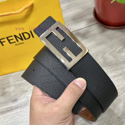 FENDL 38mm wide double-sided original calf leather with a single ruthenium palladium plated 23u6zstm