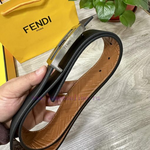 FENDL 38mm wide double-sided original calf leather with a single ruthenium palladium plated h3nsmems - Image 5