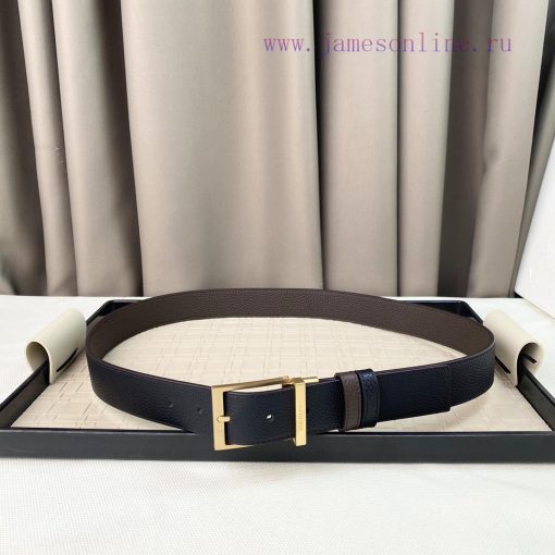 New Burberry synchronized with new grain leather waist belt, decorative buckle, exclusive lo xuz8m20y