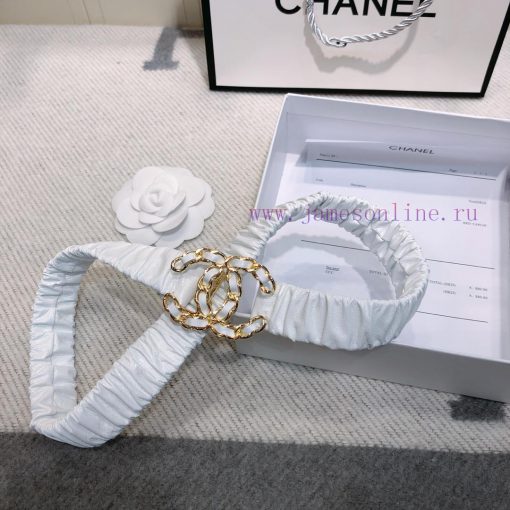 Chanel CC rhinestone logo buckle plastic waist elastic sheepskin waistband with a width of 3 1vmzuq0q