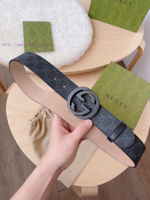 Comes with a complete gift boxGUCCI, A GG highest canvas strap completed chain G buckleBlack pp1hb6g1 - Image 6