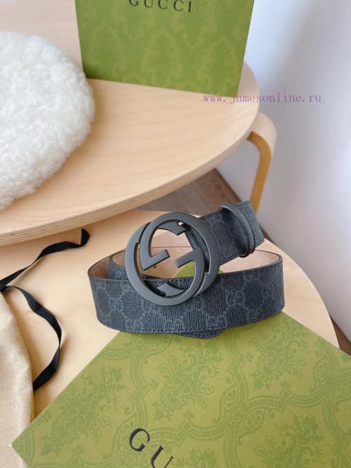 Comes with a complete gift boxGUCCI, A GG highest canvas strap completed chain G buckleBlack pp1hb6g1 - Image 9