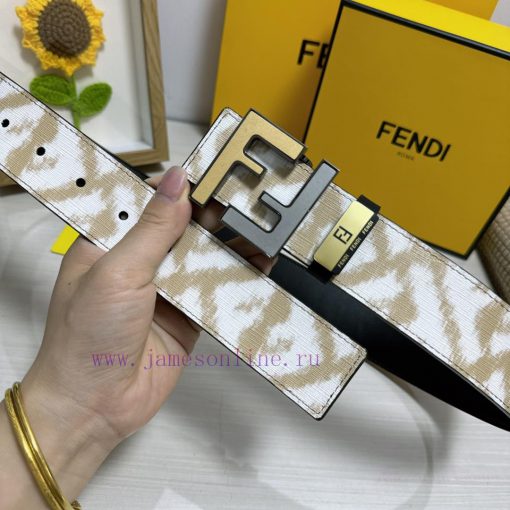 Fendi FENDIMaterial: Leather Belt with 100% Head Layer. The leather belt is guaranteed to be uzbxzvmu - Image 4