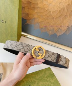 GUCCI. GucciThe complete set of GG Supreme canvas belt is made with environmentally friendly r141owz8