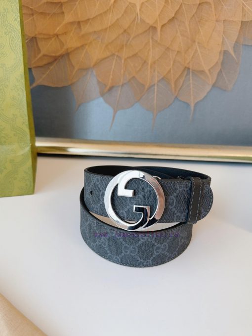 GUCCI. GucciThe complete set of GG Supreme canvas belt is made with environmentally friendly agdl6gyk - Image 7