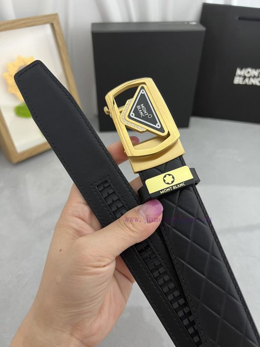 Montblanc Automatic BeltMaterial: Leather Belt with 100% Head Layer. The leather belt is gua jxqeuq95 - Image 6