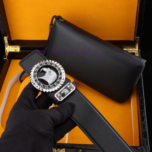 MADE IN ITALYWooden box with accompanying picturesSTEFANO RICC @ Belt+Wallet SetBuckle mater usnl97xj - Image 8