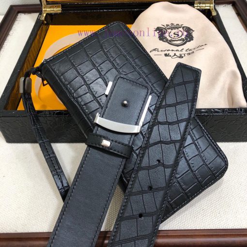 MADE IN FRANCEWooden box with accompanying picturesL @ Belt+Wallet SetBuckle material: Two t wdwz4po3 - Image 6