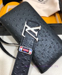 MADE IN FRANCEWooden box with accompanying picturesL @ Belt+Wallet SetBuckle material: Two t 7pr7d71b