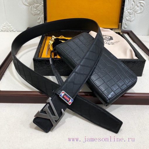 MADE IN FRANCEWooden box with accompanying picturesL @ Belt+Wallet SetBuckle material: Two t wdwz4po3 - Image 10