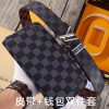 LV. Yilu Weideng Double Piece SetWooden box, belt+wallet, two-piece setGrade: Italian import 2kgwxqtu