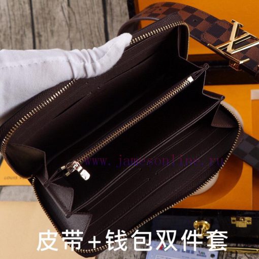 LV. Yilu Weideng Double Piece SetWooden box, belt+wallet, two-piece setGrade: Italian import fby5rlos - Image 8