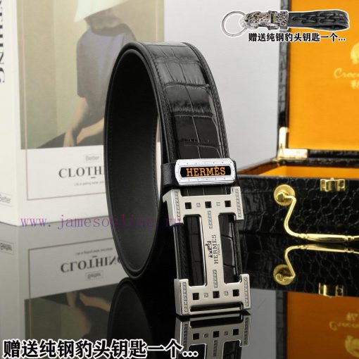 Give away a pure steel keychain as a giftComplete setHermesBuckle material: Two tone pure st exdadqnq - Image 2
