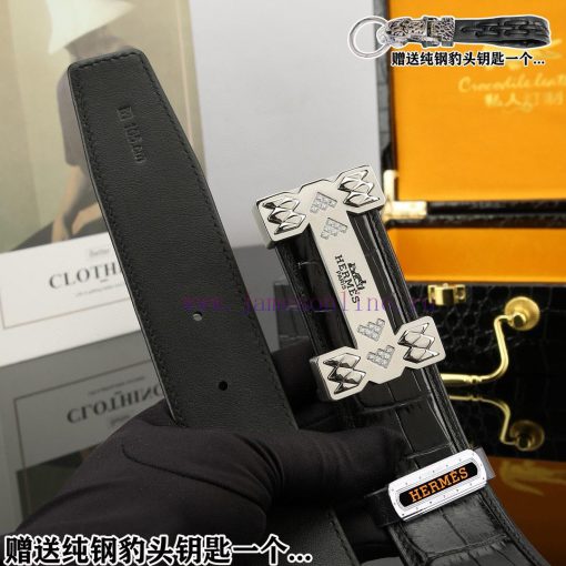 Give away a pure steel keychain as a giftComplete setHermesBuckle material: Two tone pure st x977npq3 - Image 7