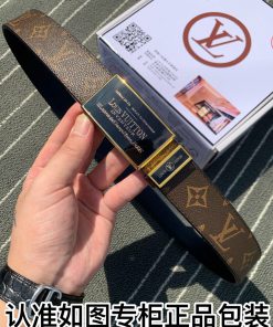 Belt LV Louis Vuitton automatic buckle-The waistband is made of 100% imported original cowhi r86y97hk