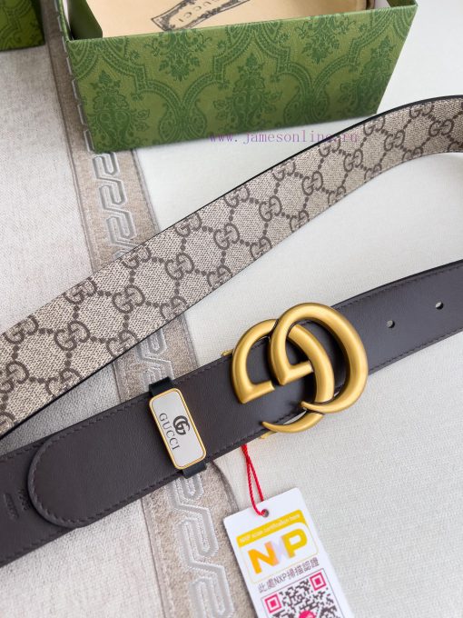 Gucci Gucci Belt ️ BeltHanging buckle, pure copper material buckle head, top layer cowhide, opcqv3qm - Image 5