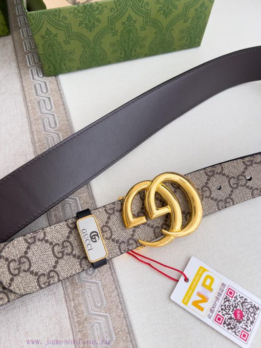 Gucci Gucci Belt ️ BeltHanging buckle, pure copper material buckle head, top layer cowhide, 49bd5g4v - Image 6