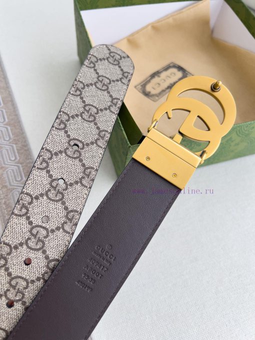 Gucci Gucci Belt ️ BeltHanging buckle, pure copper material buckle head, top layer cowhide, opcqv3qm - Image 6