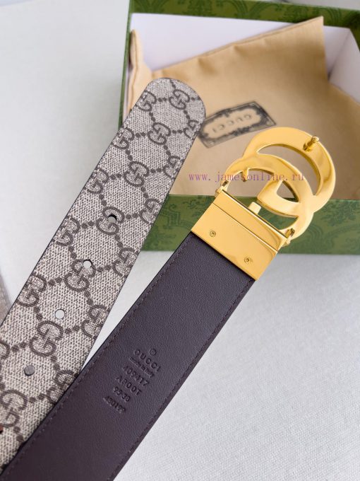 Gucci Gucci Belt ️ BeltHanging buckle, pure copper material buckle head, top layer cowhide, aycuw9k4 - Image 6