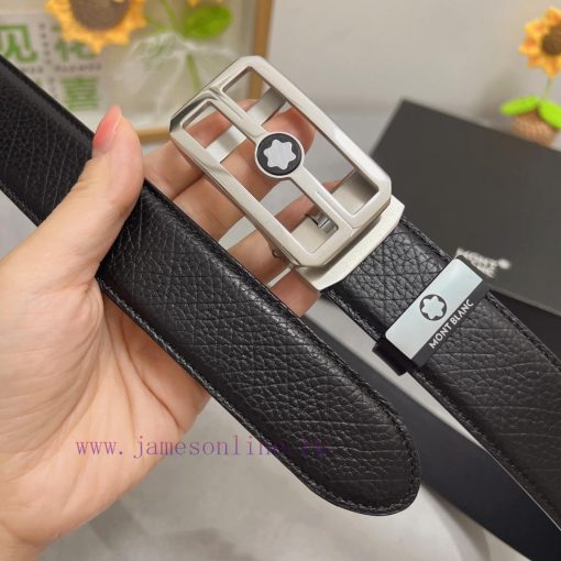 Montblanc Automatic BeltMaterial: Leather Belt with 100% Head Layer. The leather belt is gua 1ibphvkk - Image 4