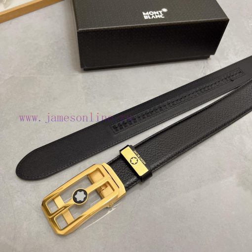 Montblanc Automatic BeltMaterial: Leather Belt with 100% Head Layer. The leather belt is gua bng10u36 - Image 9