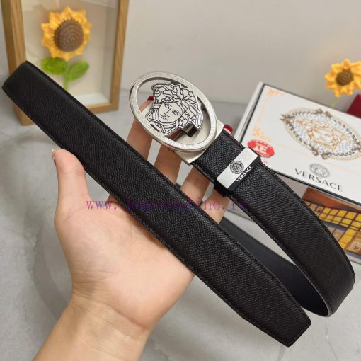 Versace automatic beltMaterial: Leather Belt with 100% Head Layer. The leather belt is guara gk7fyusp - Image 5