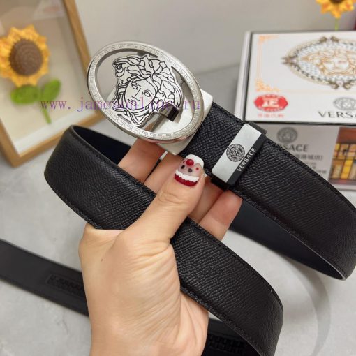 Versace automatic beltMaterial: Leather Belt with 100% Head Layer. The leather belt is guara bel52r57 - Image 5