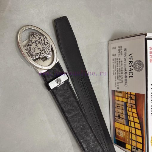 Versace automatic beltMaterial: Leather Belt with 100% Head Layer. The leather belt is guara bel52r57 - Image 9