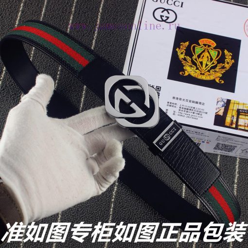 Gucci️Material: 100% head layer cowhide belt, 24k pure steel buckle to ensure equal quality t2s7386i
