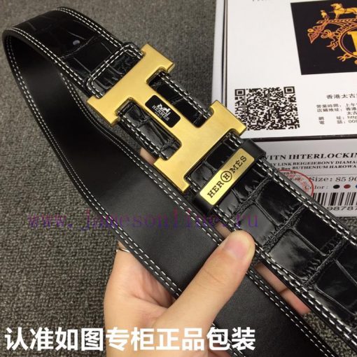 Hermes Hermes crocodile patternGrade: Italian imported 100% top layer cowhide, Hermes. Herm gsmgacjn - Image 6