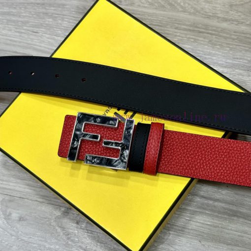 FENDL 40MM wide double-sided original calf leather with a single ruthenium palladium plated 6f18y3tn - Image 3