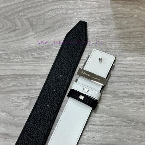 FENDL 40MM wide double-sided original calf leather with a single ruthenium palladium plated a1h72hza - Image 9