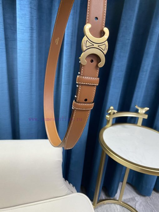 Celine Women's Belt, Women's Belt Series Specification 25mm Triumphal Arch Series with Compl 1b3gszds - Image 2