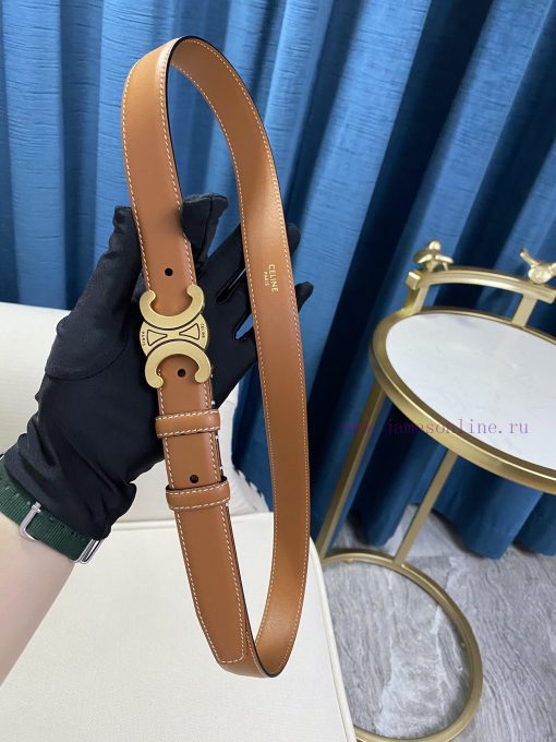 Celine Women's Belt, Women's Belt Series Specification 25mm Triumphal Arch Series with Compl 1b3gszds - Image 7