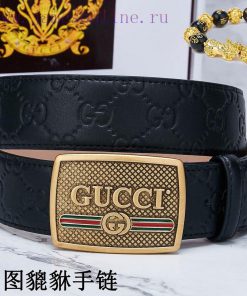 Belt Gucci Gucci️The waist belt is made of 100% cowhide, ensuring that the genuine leather i fnw07vcl