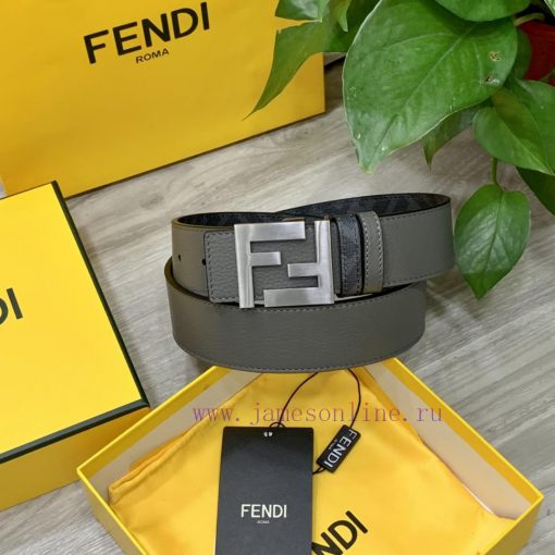 Comes with a complete gift boxFENDI style with width of 4.0CM, double ring front and back wa p3rw56vx - Image 6