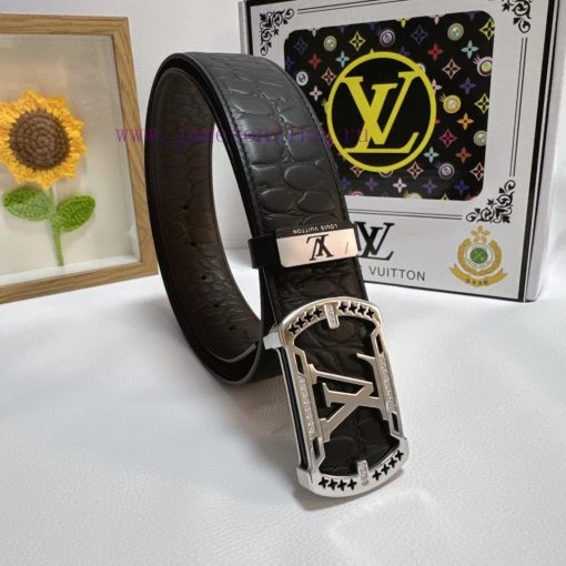 LV... Louis VuittonMaterial: Leather Belt with 100% Head Layer. The leather belt is guarante wf2uu174 - Image 4