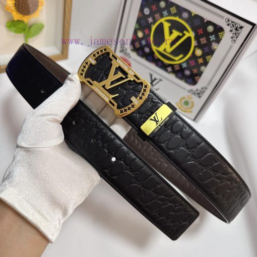 LV... Louis VuittonMaterial: Leather Belt with 100% Head Layer. The leather belt is guarante juvjkcjv - Image 3