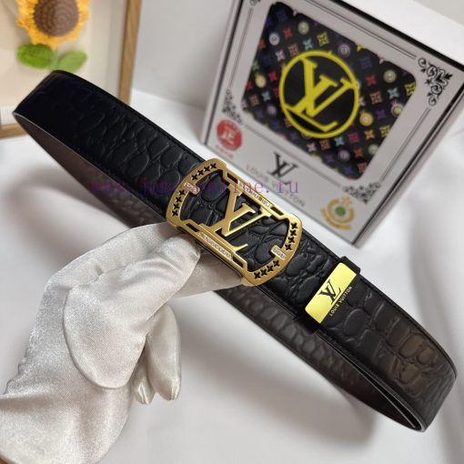 LV... Louis VuittonMaterial: Leather Belt with 100% Head Layer. The leather belt is guarante juvjkcjv - Image 6