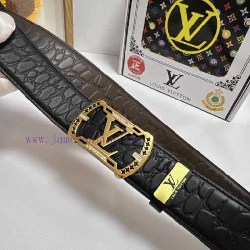 LV... Louis VuittonMaterial: Leather Belt with 100% Head Layer. The leather belt is guarante juvjkcjv - Image 7