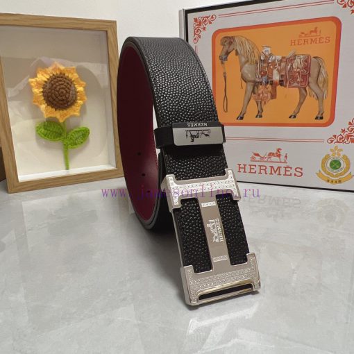 Hermes Hermès  Material: Leather Belt with 100% Head Layer. The leather belt is guaranteed t 98vw5k73 - Image 3