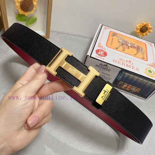 Hermes Hermès  Material: Leather Belt with 100% Head Layer. The leather belt is guaranteed t 98vw5k73 - Image 6