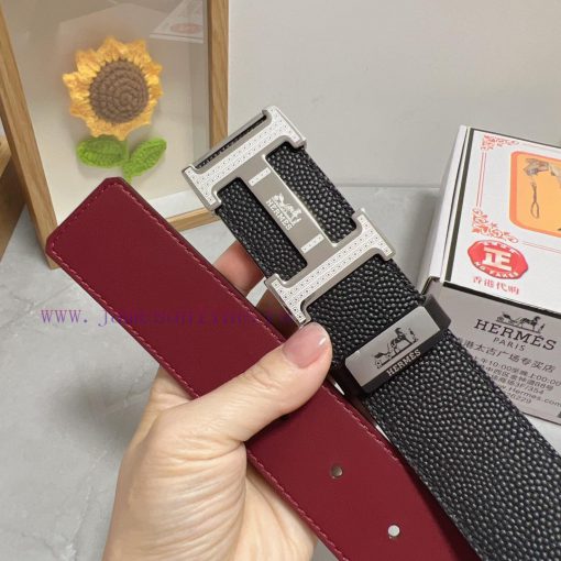 Hermes Hermès  Material: Leather Belt with 100% Head Layer. The leather belt is guaranteed t 98vw5k73 - Image 9
